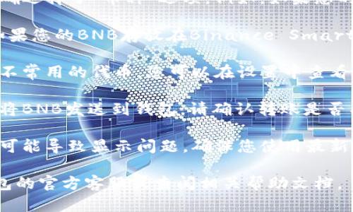 如果您在TP钱包中找不到BNB，可能是因为以下几种情况：

1. **钱包界面设置问题**：确保您在TP钱包中正确选择了“币种”选项。例如，如果您的BNB没有列在主界面上，您可能需要手动添加它。

2. **网络设置**：TP钱包支持多种区块链网络，如果您的BNB存放在Binance Smart Chain上，请确保您已经切换到正确的网络。

3. **隐藏或未显示**：某些钱包应用会自动隐藏不常用的代币，您可以在设置中查看“显示已隐藏代币”的选项。

4. **确保代币的接收和发送**：如果您通过转账将BNB发送到钱包，请确认转账是否成功。您可以通过区块链浏览器查看交易状态。

5. **更新钱包应用**：有时钱包应用的版本较旧可能导致显示问题，确保您使用最新版本的TP钱包。

如果以上方法都不能解决问题，建议您咨询TP钱包的官方客服或查阅相关帮助文档。